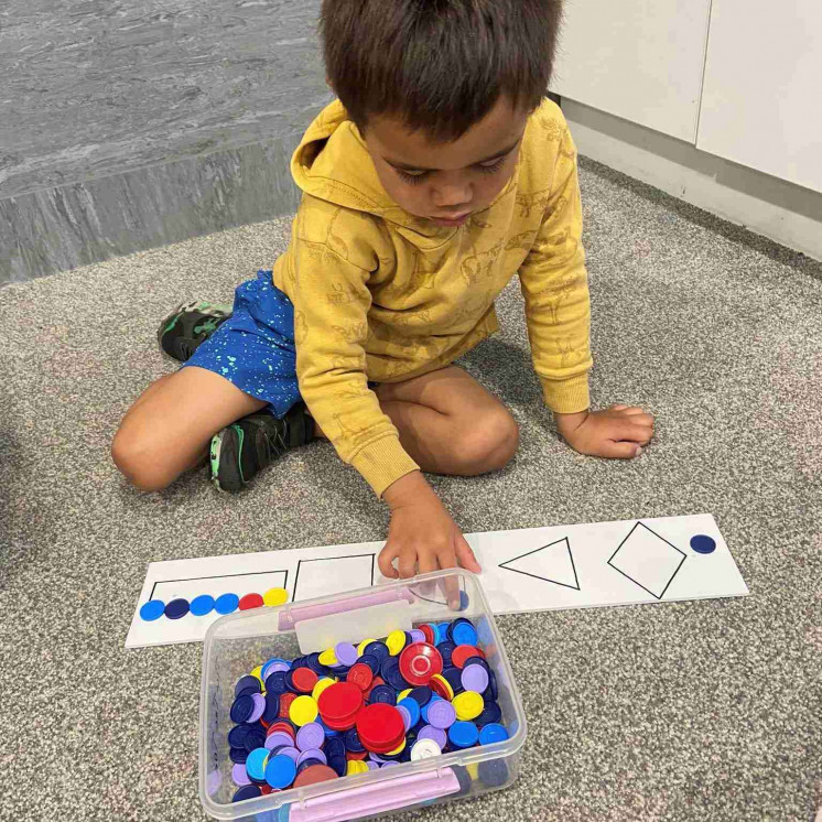 Busy Bees Alfriston Road early numeracy learning though shapes, colours, resources