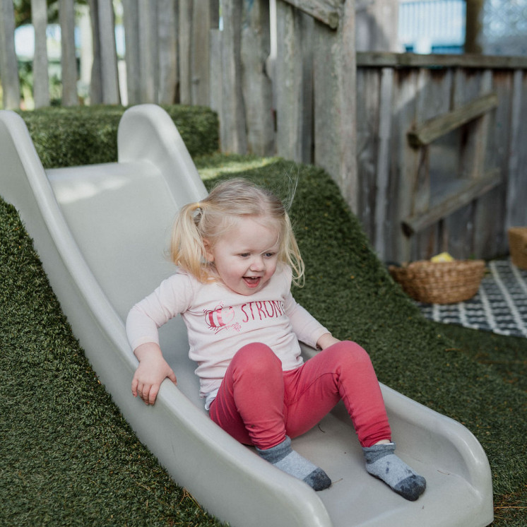 Slide fun at Busy Bees Frimley