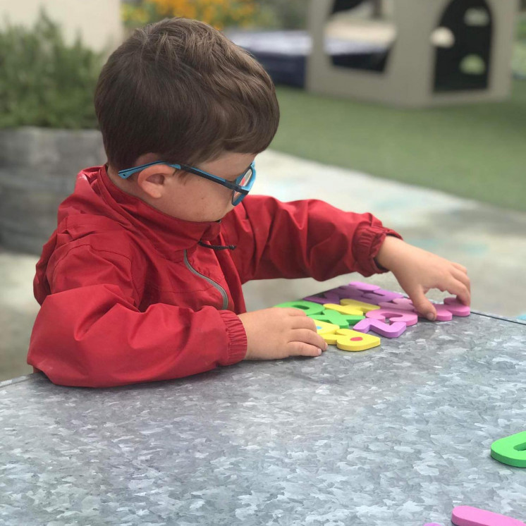 Letter recognition fun at Busy Bees Frimley for our preschoolers