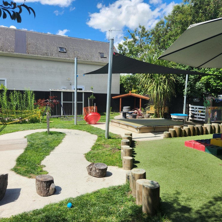 Busy Bees Greytown backyard outdoor biketracks