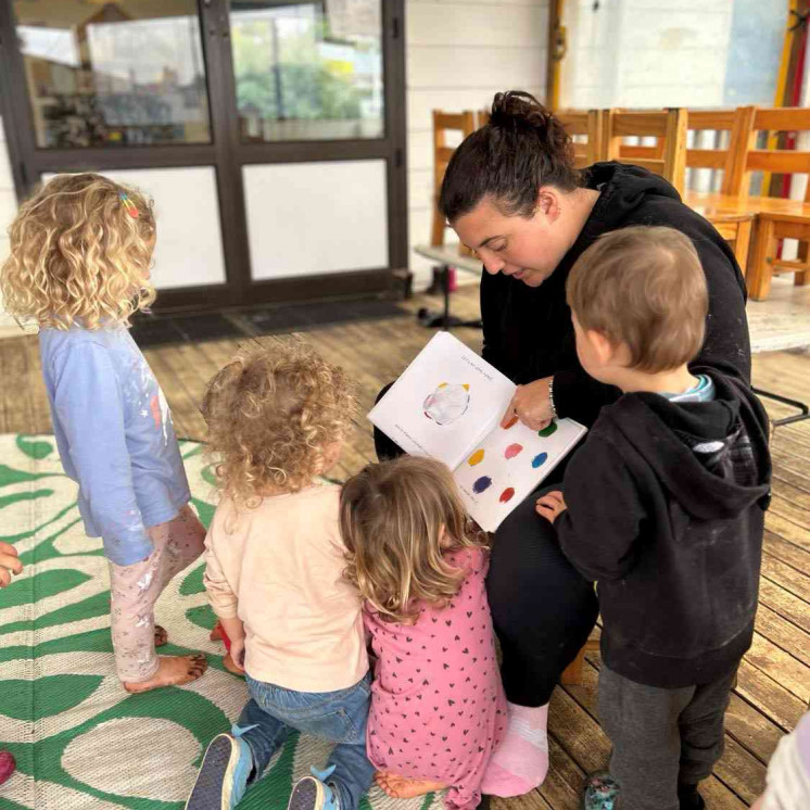 Reading at Busy Bees Kerikeri Nursery 