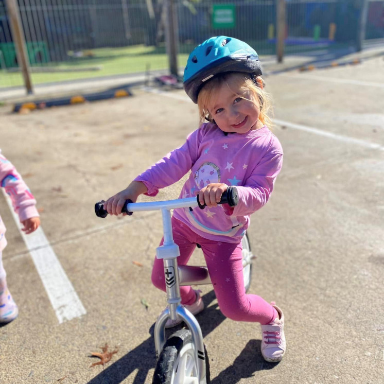 Wheels Day is a highlight at Busy Bees Mapua
