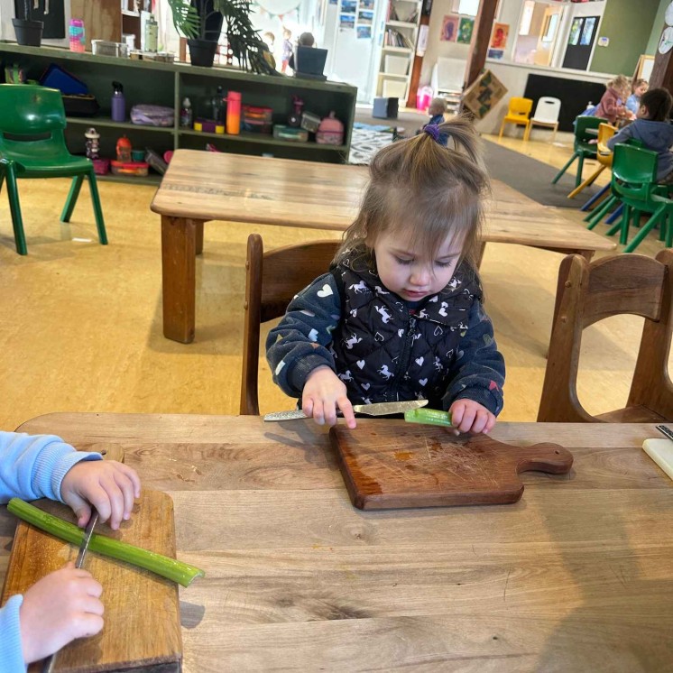 Busy Bees Mapua food and nutrition, hands on learning