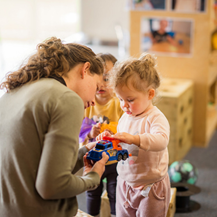 Teacher and Child at Busy Bees McGarvey Road
