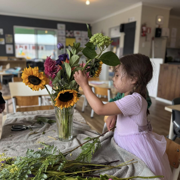 Busy Bees Pahiatua harvesting from our garden