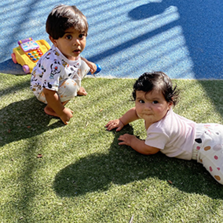 Children outdoor play at Busy Bees Pakuranga