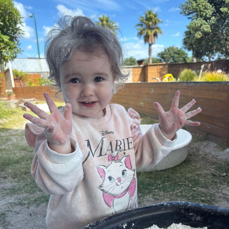 Busy Bees Papamoa Beach Sensory play
