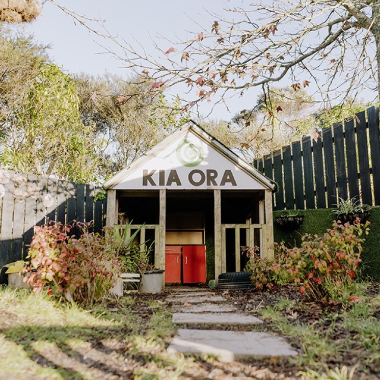Busy Bees Rosedale Childcare outdoor kia ora whare