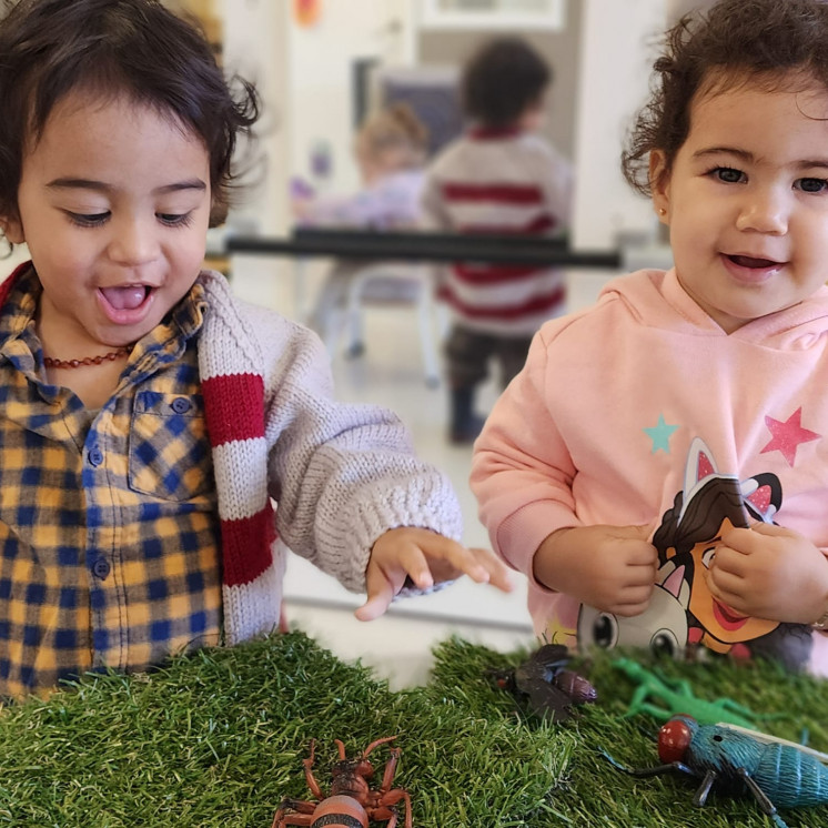 Babies playing in nursery at Busy Bees Te Kauwhata
