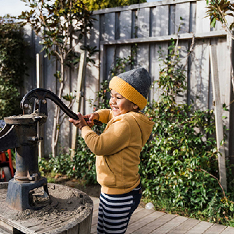 Outdoor Play at Busy Bees Terrace End Palmerston North