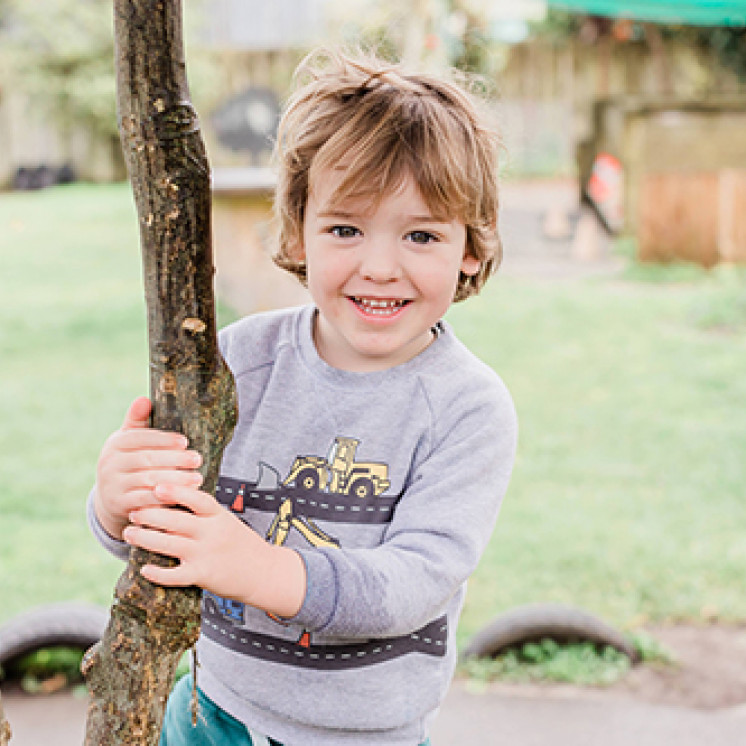 Busy Bees Waitara playing in trees