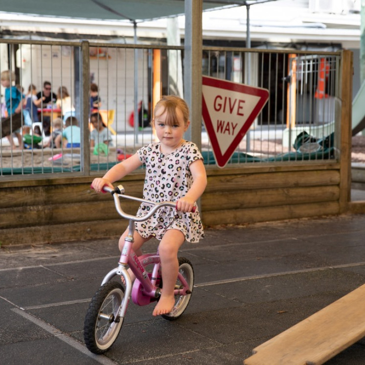Busy Bees Wellington Street bike track is a favorite past time