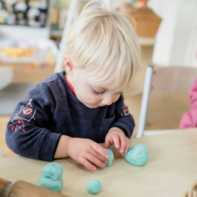Playdough fun at Silverstream Early Learning by Busy bees